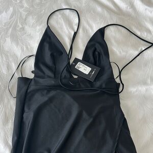 New Fashion Nova Elegant Black Strappy Dress